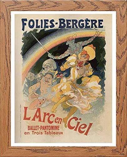 L Lumartos Vintage Poster Maf021 Folies Bergere Jules Cheret