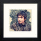GOT Gendry in Black Wood frame, premium wall art print