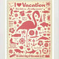 L Lumartos Vintage Flamingo Vacation Beach Seaside Poster Travel Poster (44)