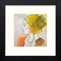 Stunning Water Colour and Ink Study in Black Wood frame, premium wall art print