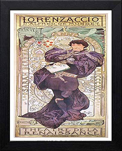 L Lumartos Vintage Poster Alphonse Mucha Lorenzaccio 1896