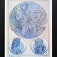 L Lumartos Vintage Poster Alphonse Mucha Figures Dcoratives 1905 Blue
