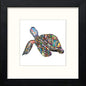 Coll Turtle in Black Wood frame, premium wall art print