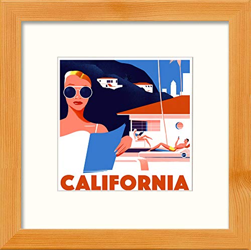 L Lumartos Vintage California Poster