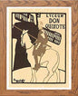 Vintage Poster Don Quixote in Wood frame, premium wall art print