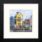Riverside in Black Wood frame, premium wall art print