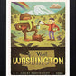 L Lumartos Vintage Poster Washington State Hiking Camping Nature