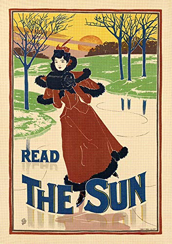 L Lumartos Vintage Poster Read The Sun