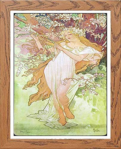 L Lumartos Vintage Poster Alphonse Mucha Printempsspring 1896