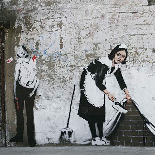 L Lumartos Banksy Sweep Away