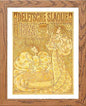 Vintage Poster Delft Salad Oila in Wood frame, premium wall art print