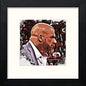 WWE Raw Triple H in Black Wood frame, premium wall art print