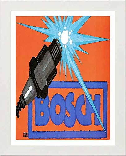 L Lumartos Vintage Poster Bosch Spark Plugs