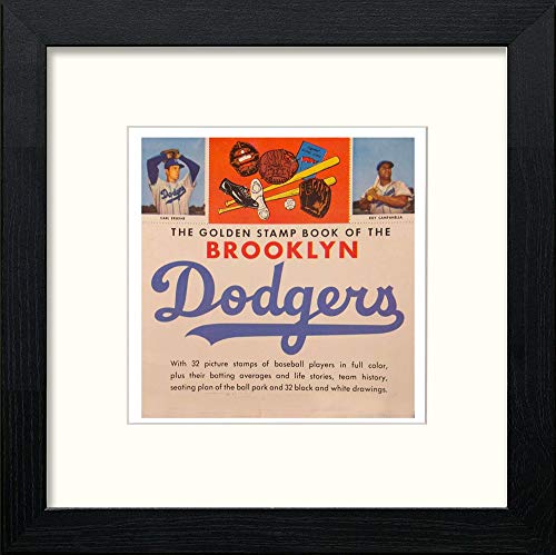 L Lumartos Poster Vintage Brooklyn Dodgers