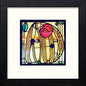 Charles Montrose Rose Rennie in Black Wood frame, premium wall art print