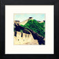 China Great Wall in Black Wood frame, premium wall art print