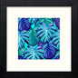 Palms in Black Wood frame, premium wall art print