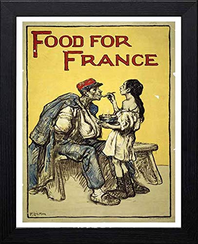 L Lumartos Vintage Poster Food For France