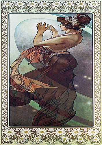L Lumartos Vintage Poster Alphonse Mucha L Etoile Polairepole Star 1902