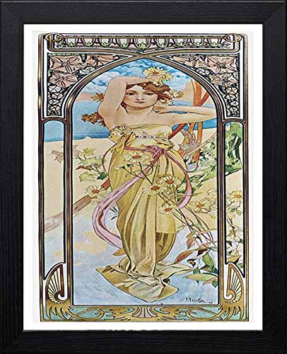 L Lumartos Vintage Poster Alphonse Mucha Eclat Du Jourdaybreak 1899 Roman Godess