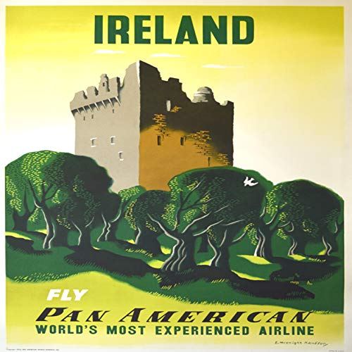 L Lumartos Vintage Irish Tourist Poster