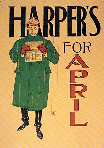 L Lumartos Vintage Poster Harpers For April