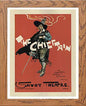 Vintage Poster Maf048 The Chieftan Dudley Hardy in Wood frame, premium wall art print