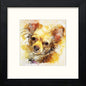 Chihuahua in Black Wood frame, premium wall art print