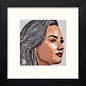Demi Lovato in Black Wood frame, premium wall art print