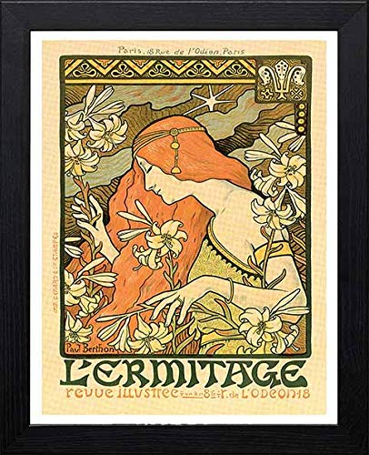 L Lumartos Vintage Poster Lermitage Revue Illustree