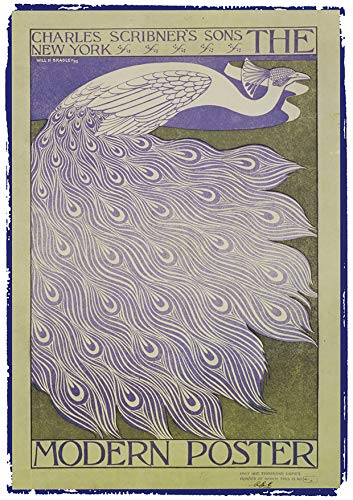 L Lumartos Vintage Peacock Poster The Modern