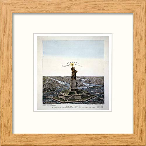 L Lumartos Vintage Poster New York Bartholdi Statue Of Liberty