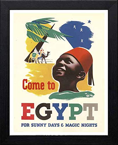 L Lumartos Vintage Poster Come To Egypt Travel