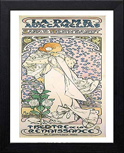L Lumartos Vintage Poster La Dame Aux Camelias Sarah Bernhardt