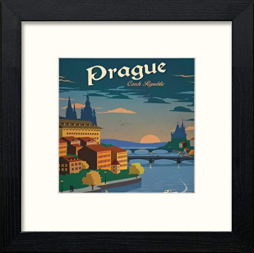 L Lumartos Vintage Prague Poster