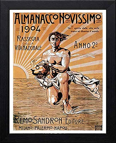 L Lumartos Vintage Poster Almanacco Novissimo 1904