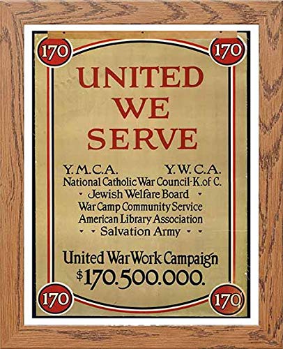 L Lumartos Vintage Poster Ymca United We Serve