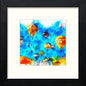 Hot Air Baloons in Black Wood frame, premium wall art print