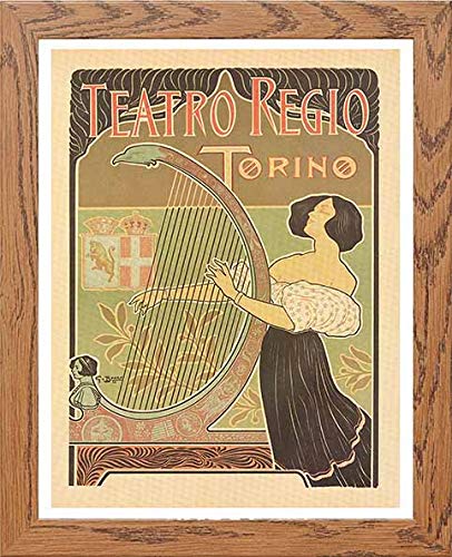 L Lumartos Vintage Poster Teatro Regio Torino