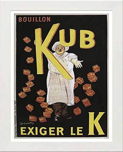 L Lumartos Vintage Poster Bouillon Kub Chef