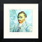 Vincent in Black Wood frame, premium wall art print