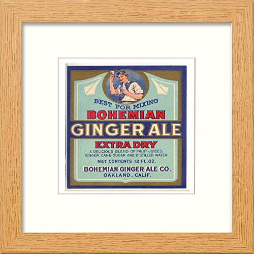 L Lumartos Poster Vintage Label Ginger Ale