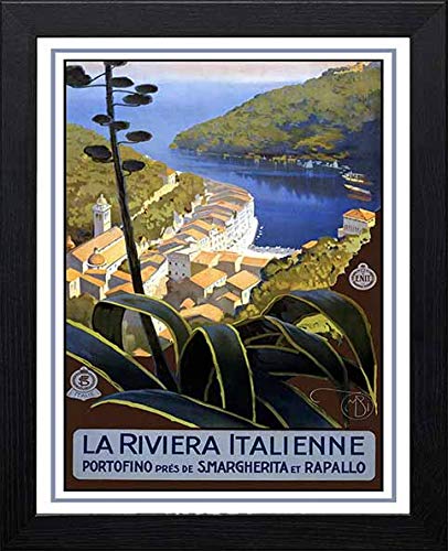 L Lumartos Vintage Poster La Riviera Italienne