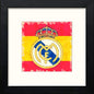 Real Madrid Fc in Black Wood frame, premium wall art print