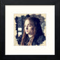 GOT Sansa Stark in Black Wood frame, premium wall art print