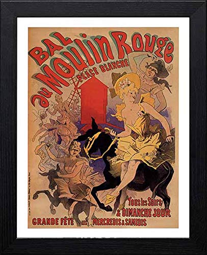 L Lumartos Vintage Poster Bal Au Moulin Rouge