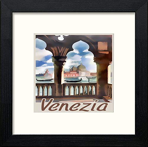 L Lumartos Vintage Venetian Balcony Poster
