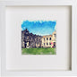 University Of St Andrews 196 in Wooden Box Frame frame, premium wall art print