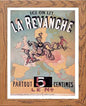 Vintage Poster La Revanche in Wood frame, premium wall art print
