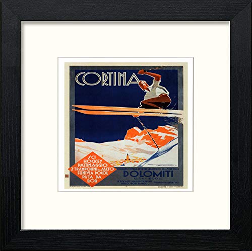 L Lumartos Vintage Poster Cortina Dolomiti